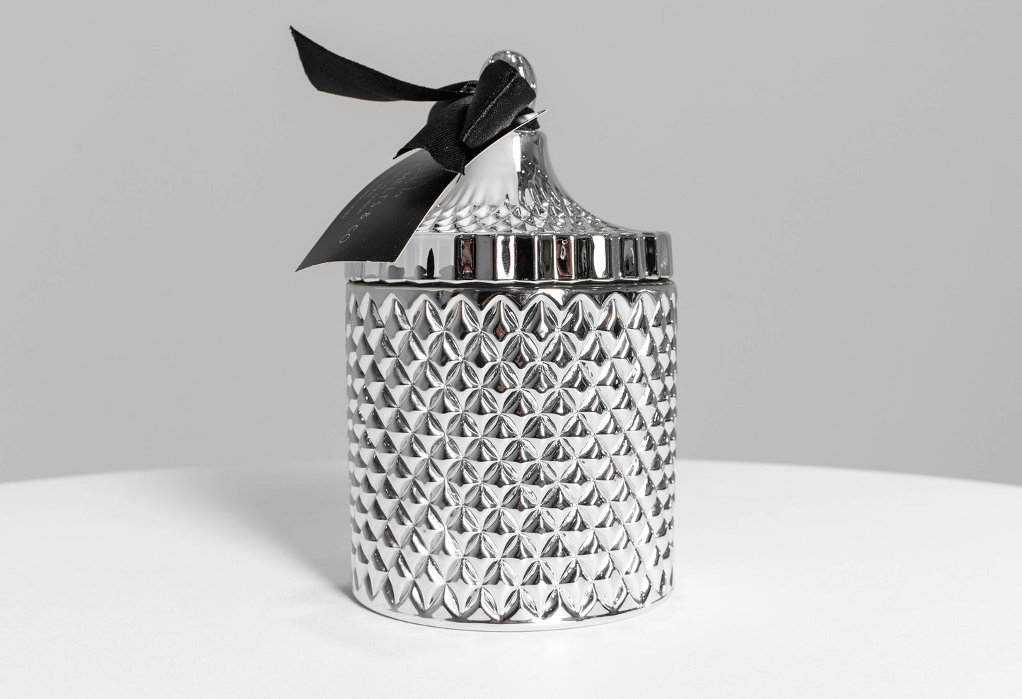 Geo Lux Silver Candle 500g